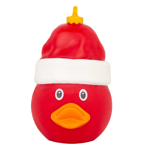 Weihnachtskugel Ente mit Mütze