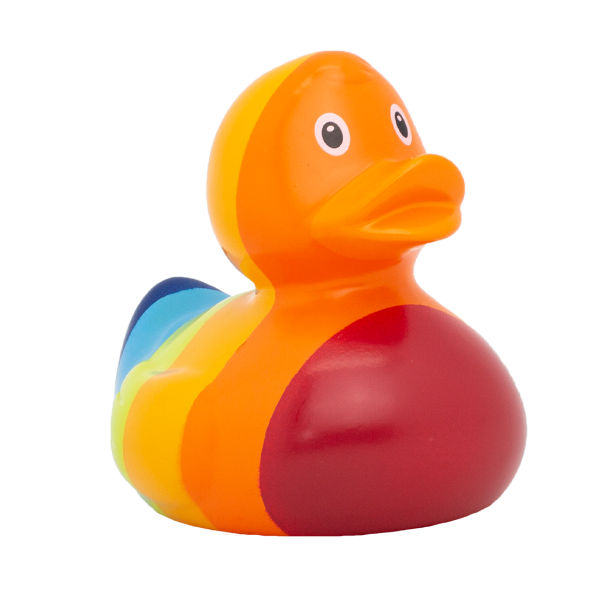 LILALU Regenbogen Ente