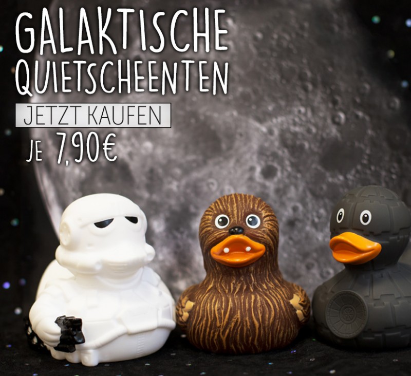 Galaktische Quietscheenten - designed by LILALU