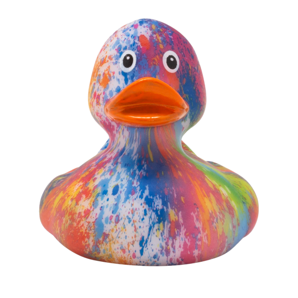 Rainbow Splash Duck