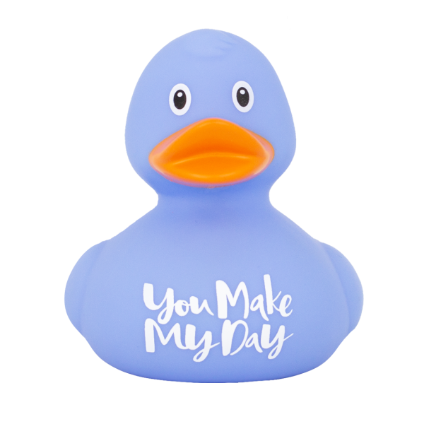 "You made my day" Duck, blue