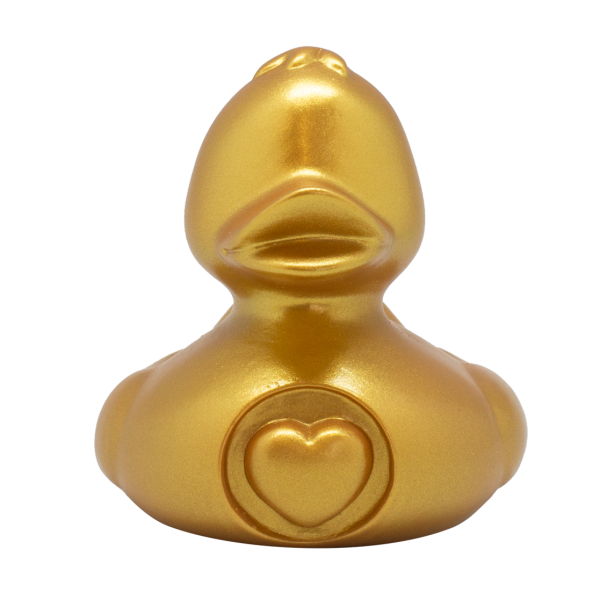 "Mein Herz" Ente, gold