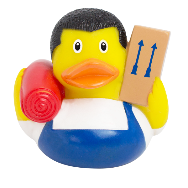 LILALU rubber duck Moving Helper frontal view