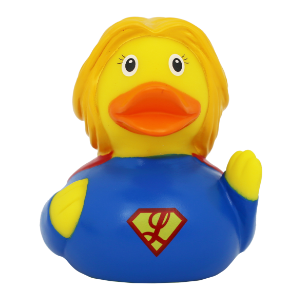Superheroine duck