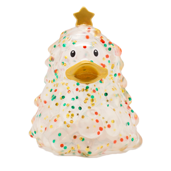 Glitter Christmas Tree Duck, classic