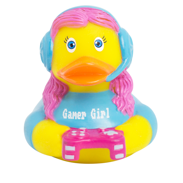 LILALU rubber duck Gamer Girl frontal view