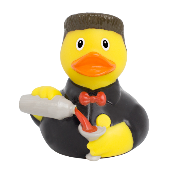 LILALU rubber duck Barkeeper frontal view