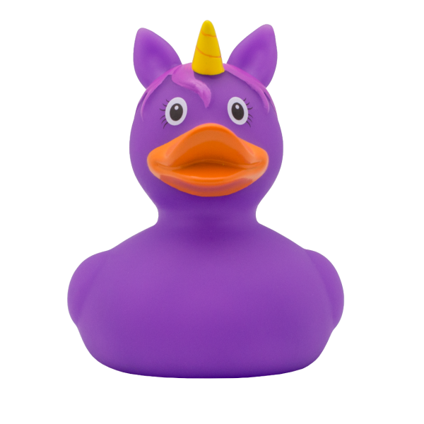 LILALU - SHARE HAPPINESS - Unicorn Rubber Duck, purple - design by LILALU