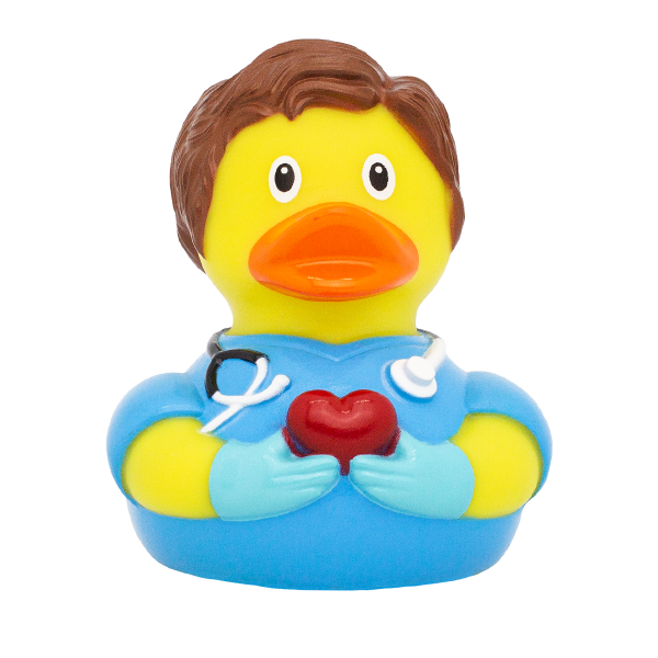 "Doc with heart" Duck