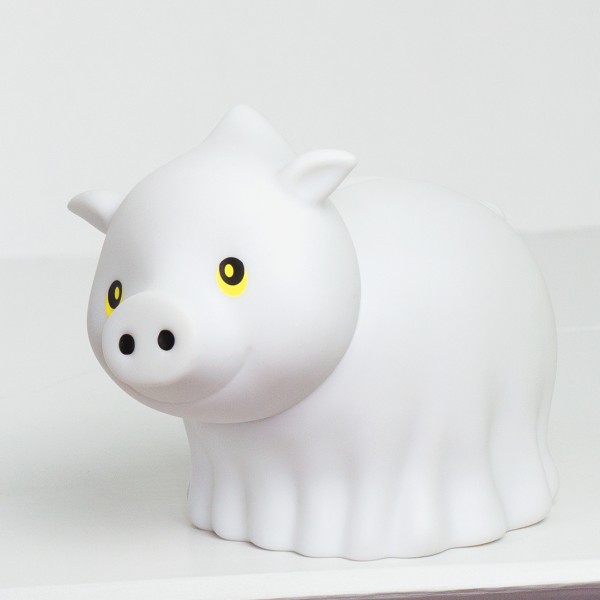LILALU BIGGYS piggy bank ghost on a table