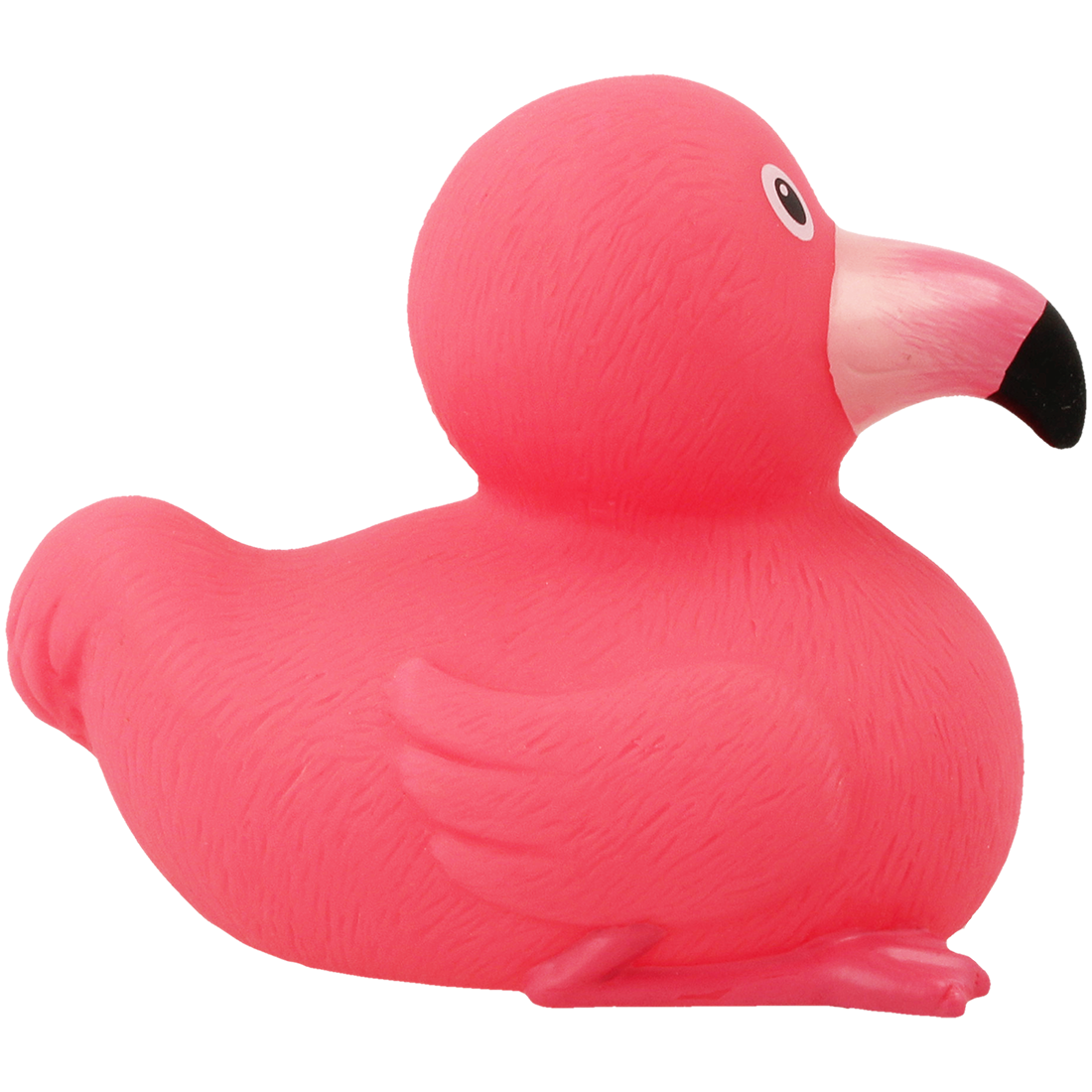 Schwimmkreis in form von rosafarbenem flamingo und ente