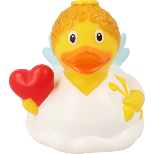 LILALU rubber duck Cupid frontal view