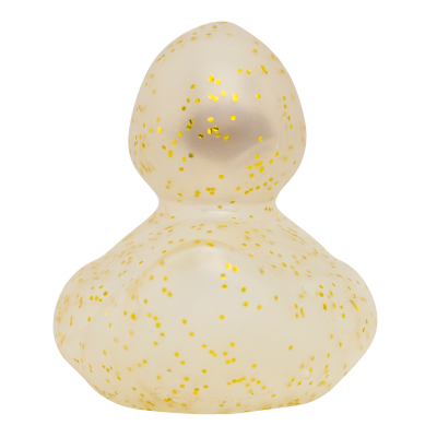 SHARE HAPPINESS - Glitter rubber duck, gold | LILALU