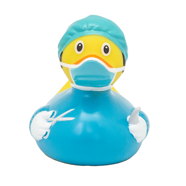 LILALU rubber duck surgeon frontal view