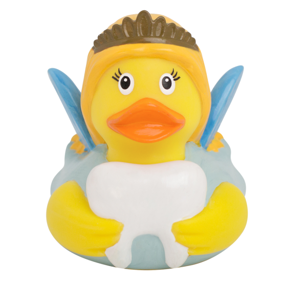 LILALU rubber duck Tooth Fairy frontal view