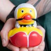 LILALU rubber duck SM sitting in hands