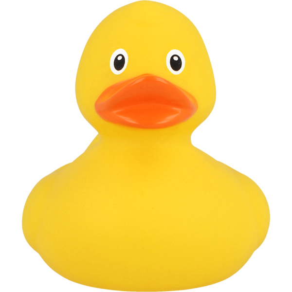 LILALU rubber duck yellow frontal view